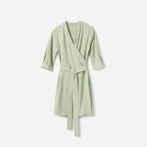 Everlane The Japanese Go Weave Mini Wrap Dress